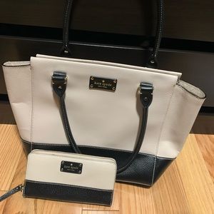 Kate Spade purse and matching wallet